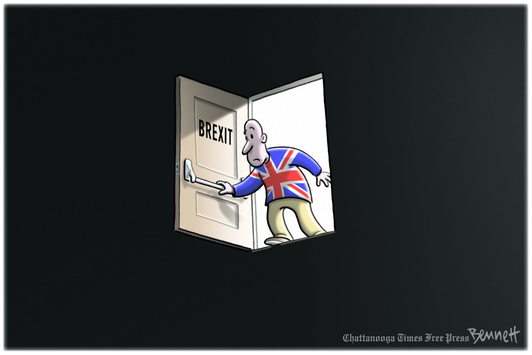 Bennett editorial cartoon